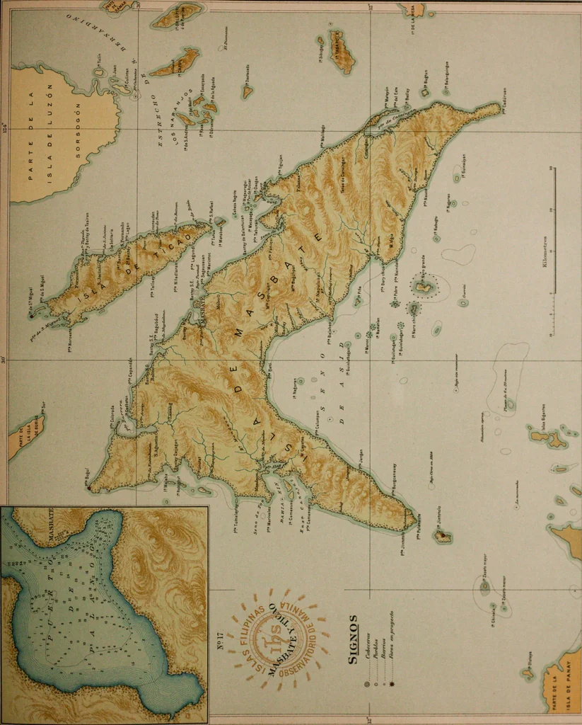 An illustration from Atlas of the Philippine Islands .., 1900, leaf 62