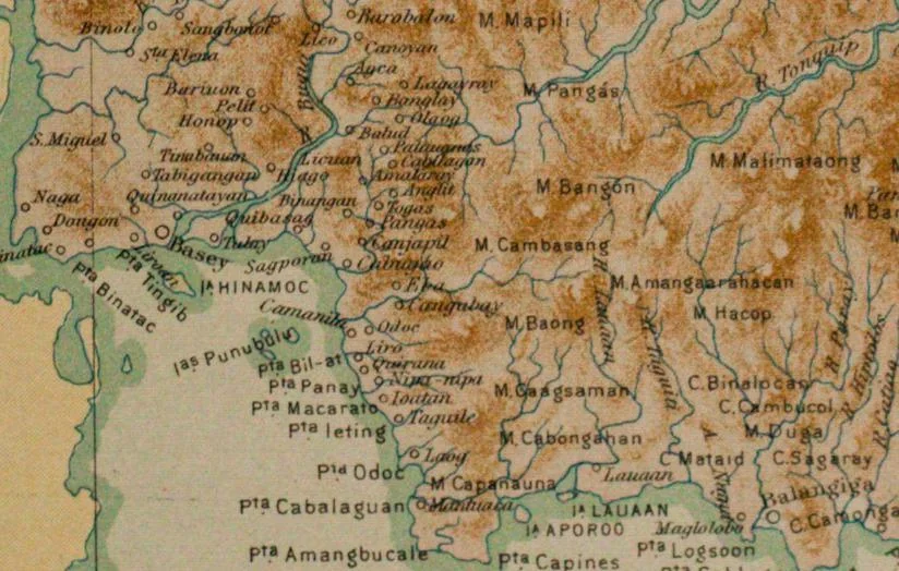 An illustration from Atlas of the Philippine Islands .., 1900, leaf 64