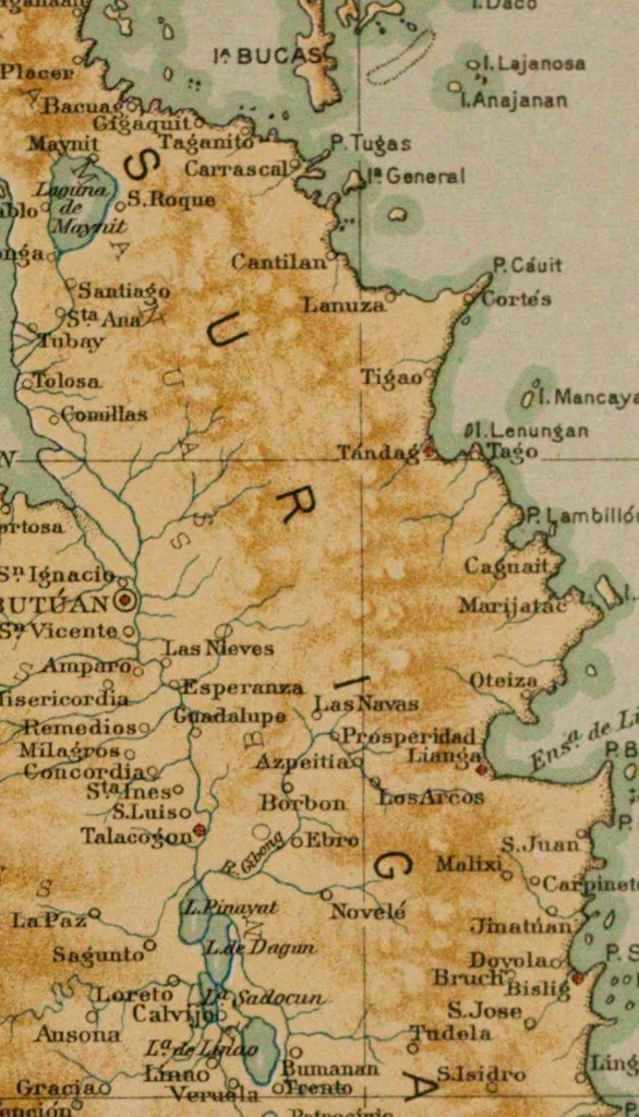 An illustration from Atlas of the Philippine Islands .., 1900, leaf 82