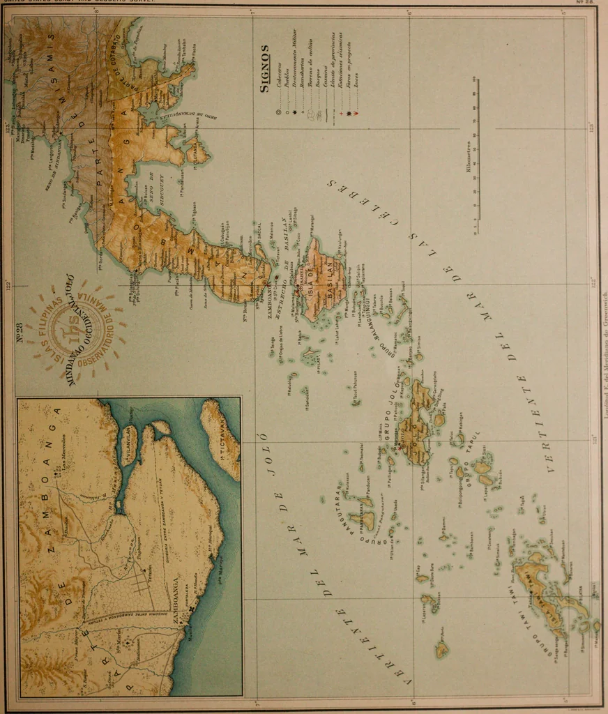 An illustration from Atlas of the Philippine Islands .., 1900, leaf 84