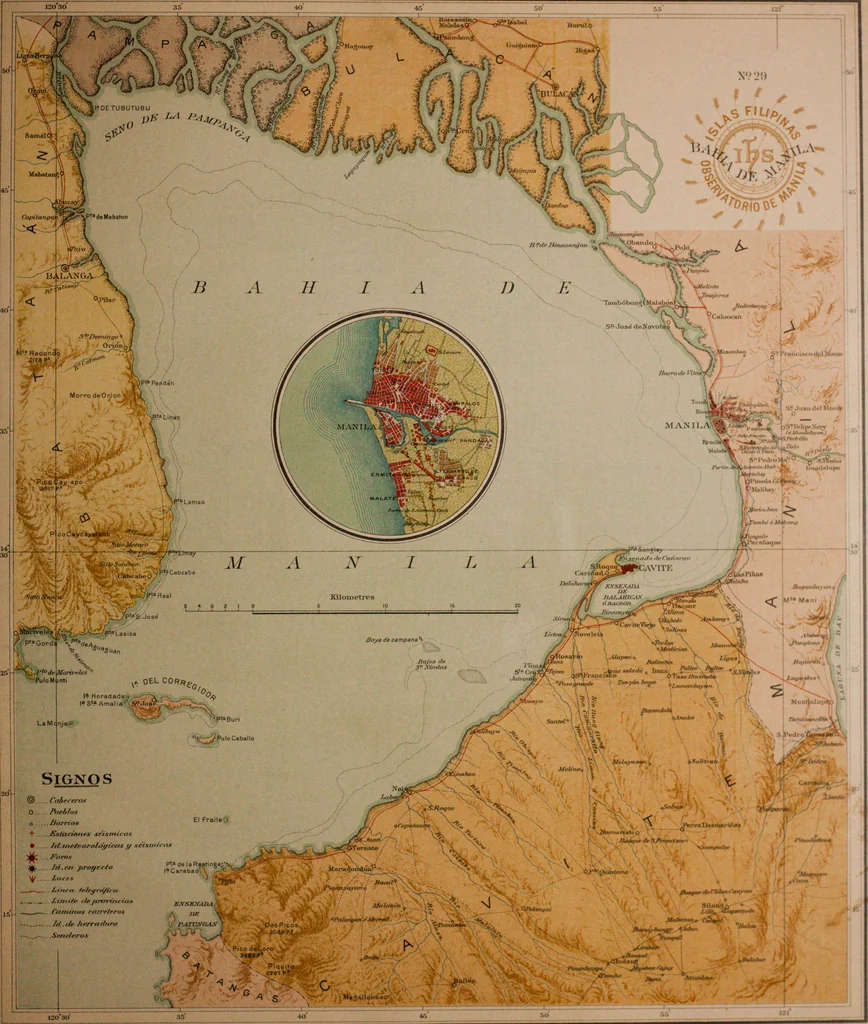 An illustration from Atlas of the Philippine Islands .., 1900, leaf 86