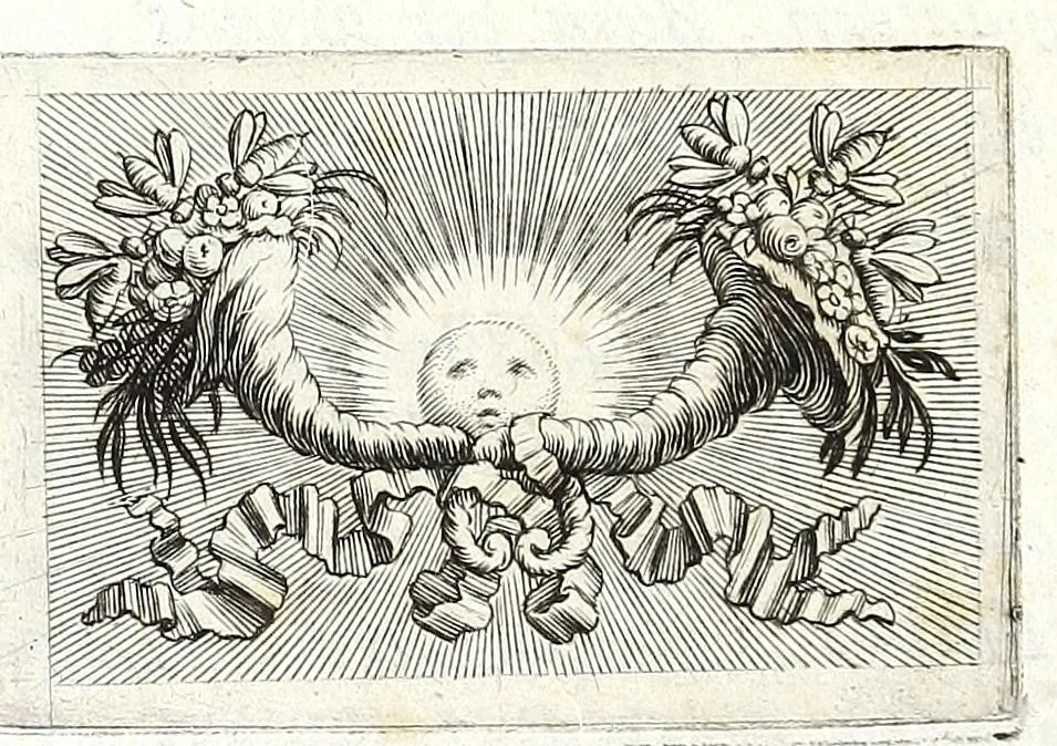 An illustration from Maphaei s.r.e. card. Barberini nvnc Vrbani pp. VIII. Poemata, 1638, leaf 234