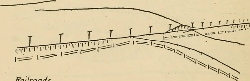 An illustration from Map reading and topographical sketching, 1918, leaf 153