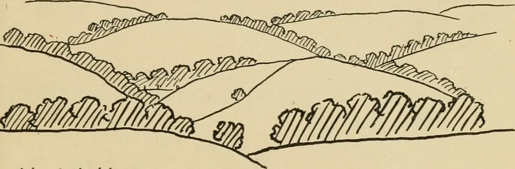 An illustration from Map reading and topographical sketching, 1918, leaf 154