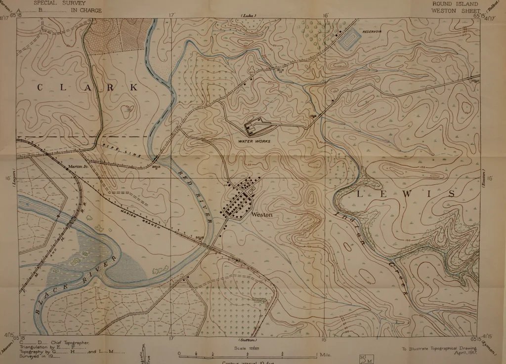 An illustration from Map reading and topographical sketching, 1918, leaf 158
