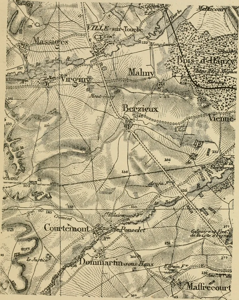 An illustration from Map reading and topographical sketching, 1918, leaf 62