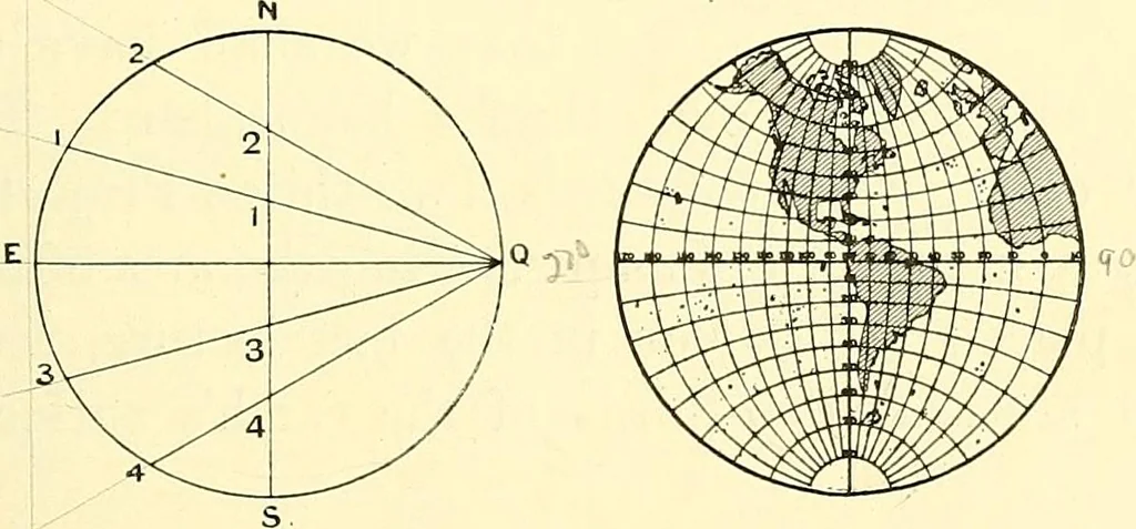 An illustration from Maps and map-making; three lectures delivered under the auspices of the Royal geographical society, 1910, leaf 130