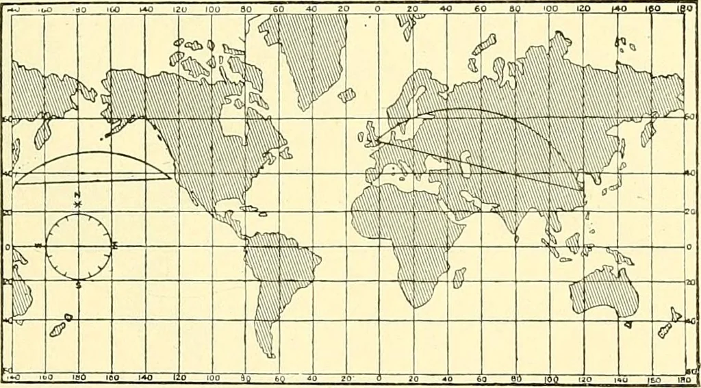 An illustration from Maps and map-making; three lectures delivered under the auspices of the Royal geographical society, 1910, leaf 132