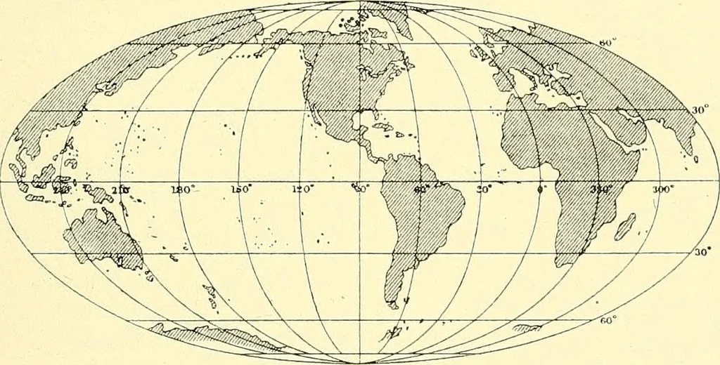 An illustration from Maps and map-making; three lectures delivered under the auspices of the Royal geographical society, 1910, leaf 134