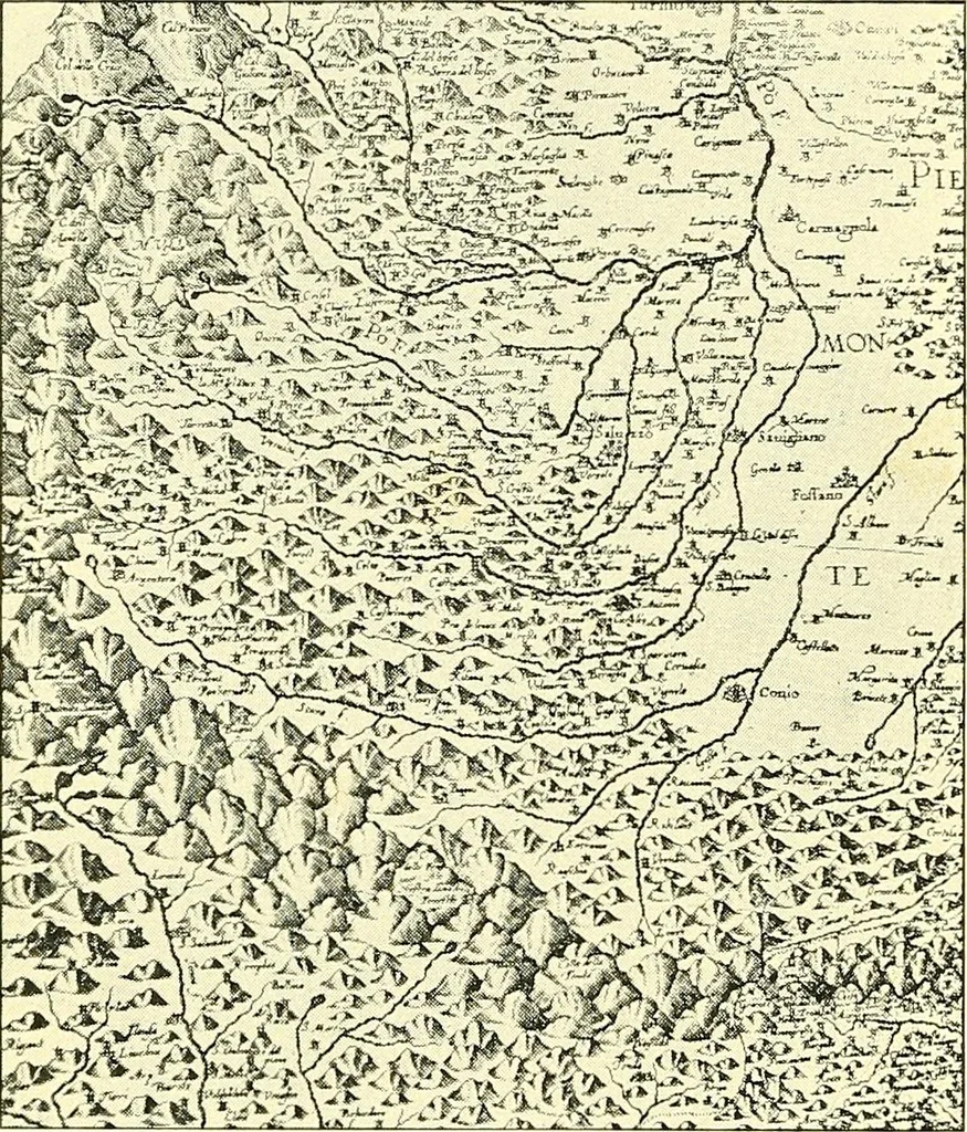 An illustration from Maps and map-making; three lectures delivered under the auspices of the Royal geographical society, 1910, leaf 143