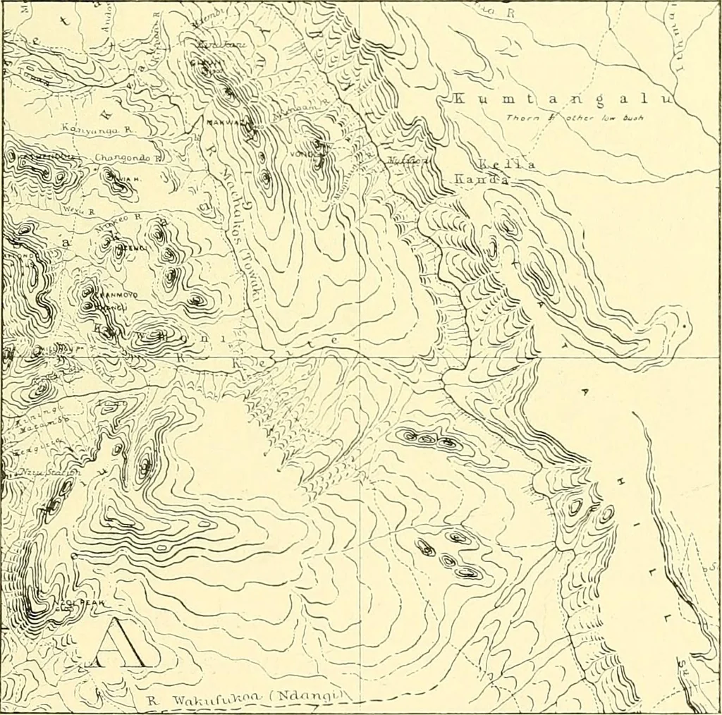 An illustration from Maps and map-making; three lectures delivered under the auspices of the Royal geographical society, 1910, leaf 146