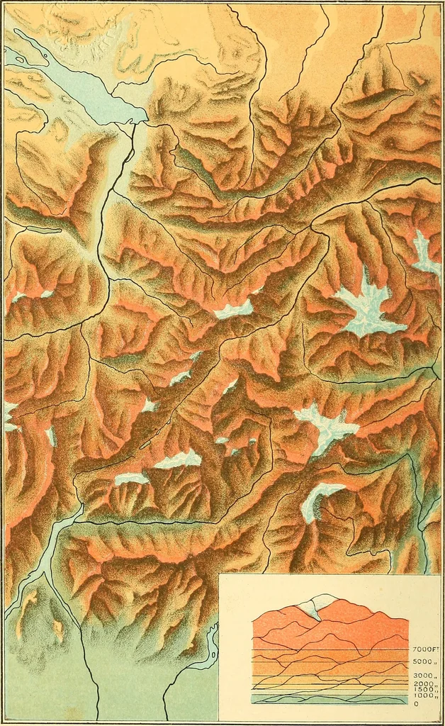 An illustration from Maps and map-making; three lectures delivered under the auspices of the Royal geographical society, 1910, leaf 155