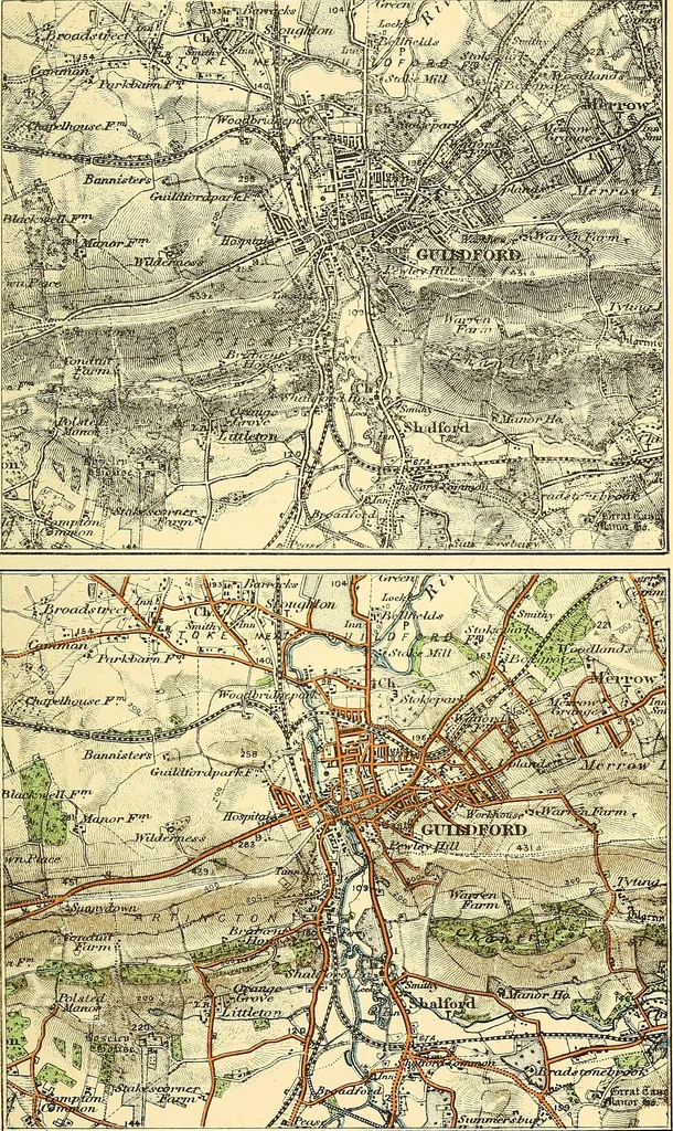 An illustration from Maps and map-making; three lectures delivered under the auspices of the Royal geographical society, 1910, leaf 164