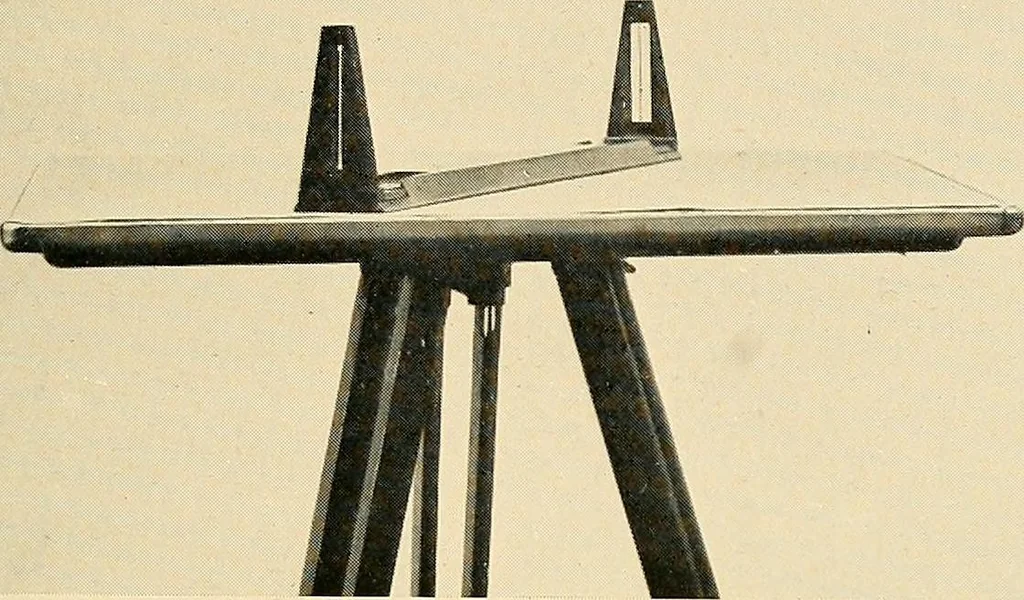 An illustration from Maps and survey, 1913, leaf 160