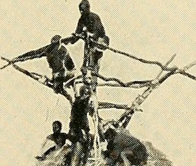 An illustration from Maps and survey, 1913, leaf 194