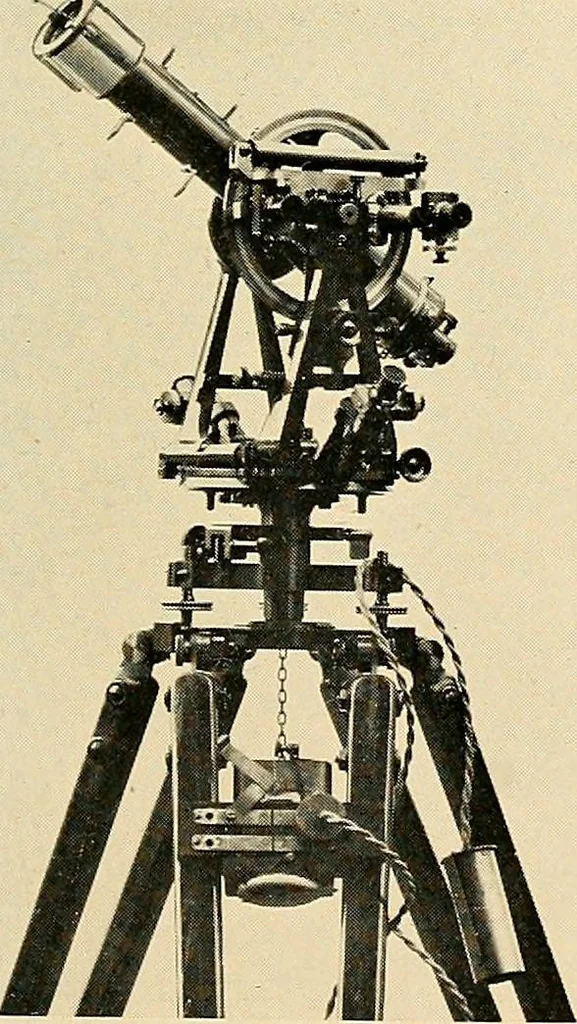 An illustration from Maps and survey, 1913, leaf 208