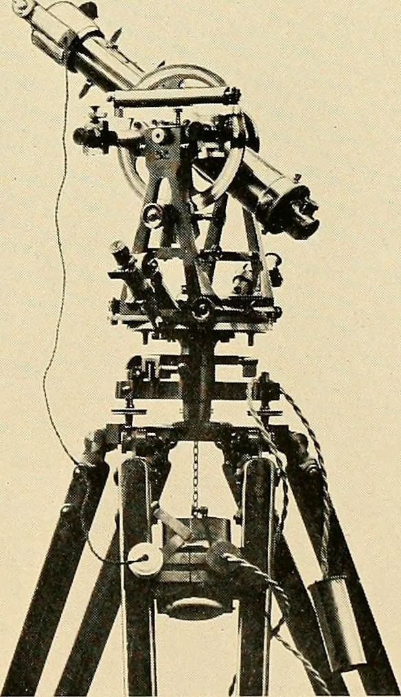 An illustration from Maps and survey, 1913, leaf 208