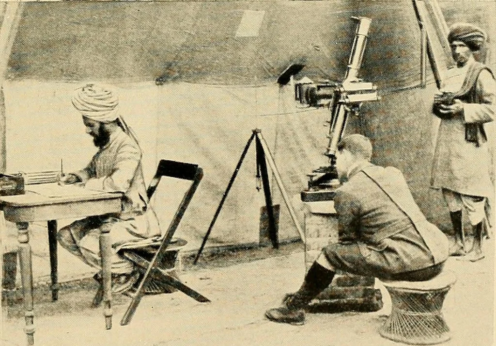 An illustration from Maps and survey, 1913, leaf 238