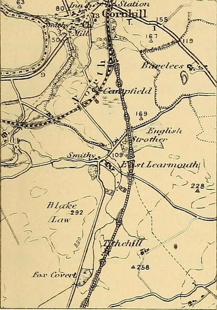 An illustration from Maps and survey, 1913, leaf 26