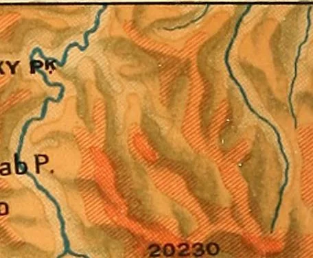 An illustration from Maps and survey, 1913, leaf 75