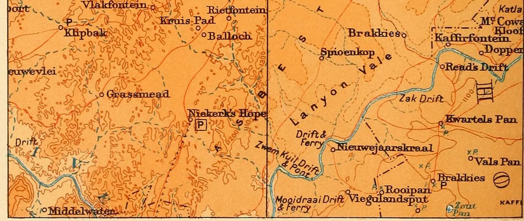 An illustration from Maps and survey, 1913, leaf 91