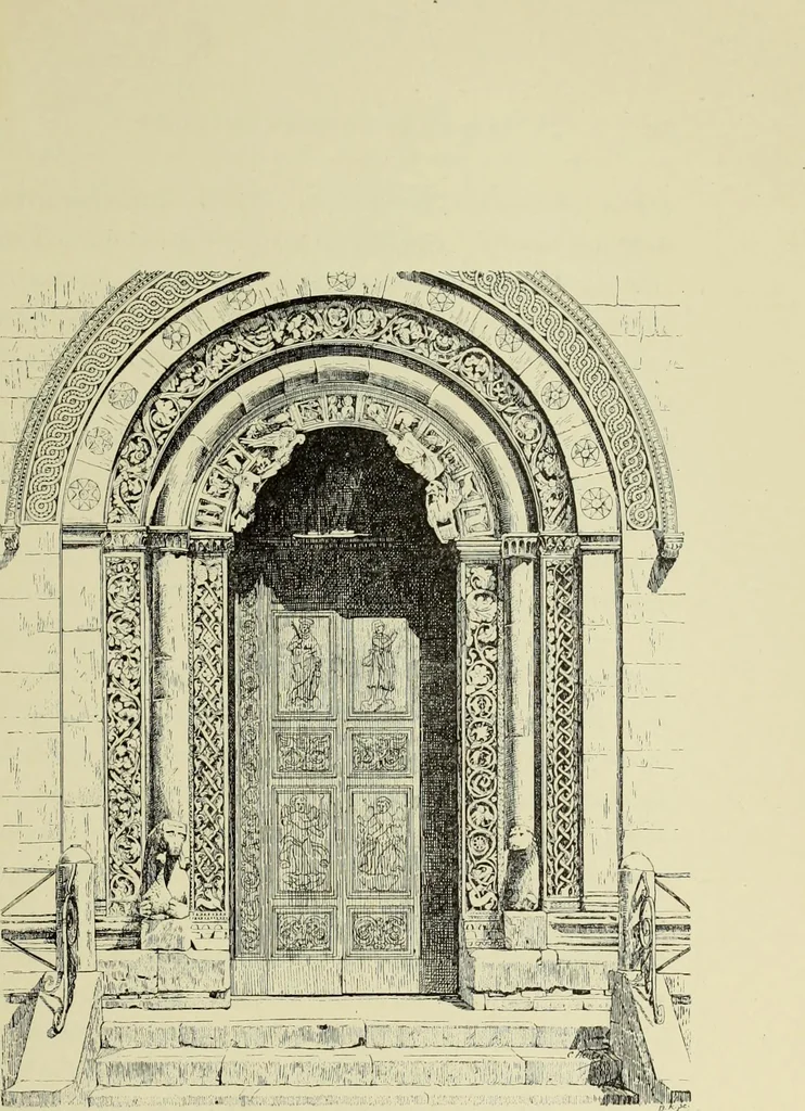 An illustration from Les marbriers romains et le mobilier presbytéral, 1897, leaf 200