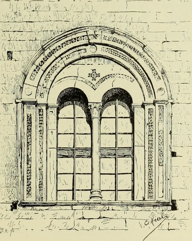 An illustration from Les marbriers romains et le mobilier presbytéral, 1897, leaf 220