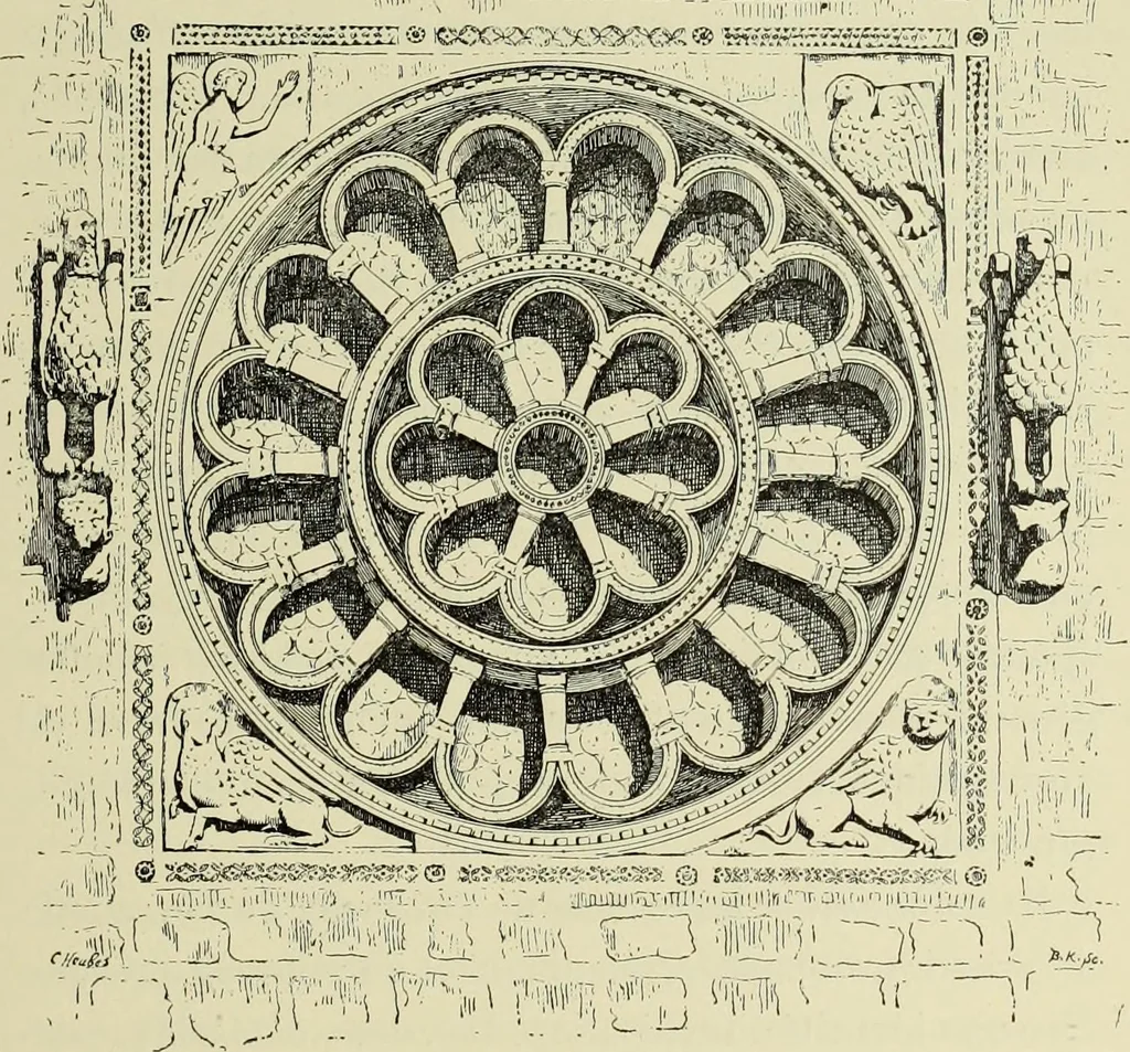 An illustration from Les marbriers romains et le mobilier presbytéral, 1897, leaf 234