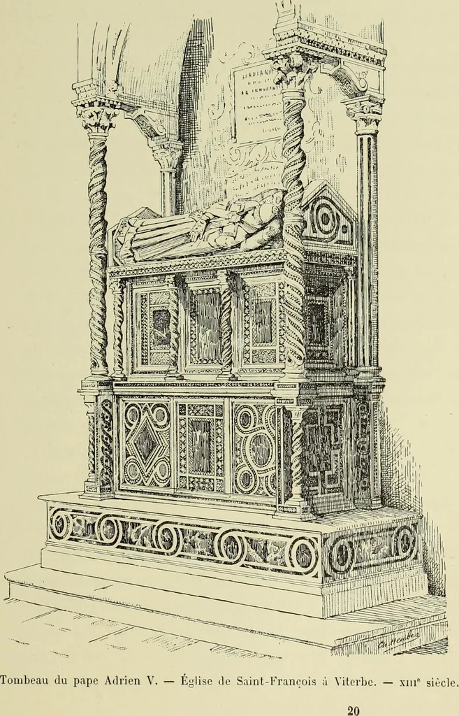 An illustration from Les marbriers romains et le mobilier presbytéral, 1897, leaf 318