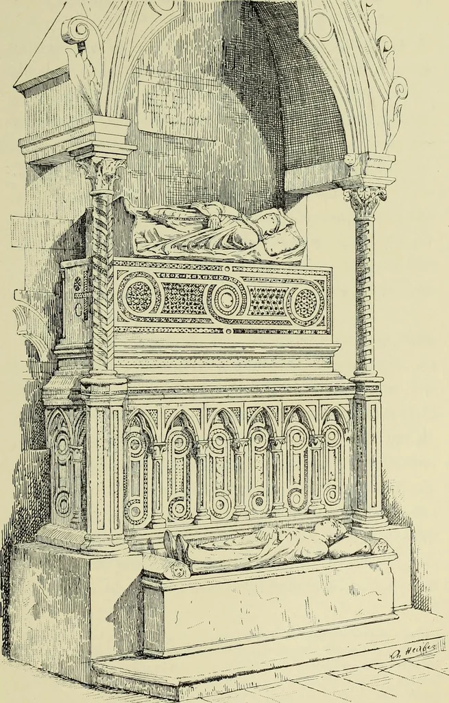 An illustration from Les marbriers romains et le mobilier presbytéral, 1897, leaf 322