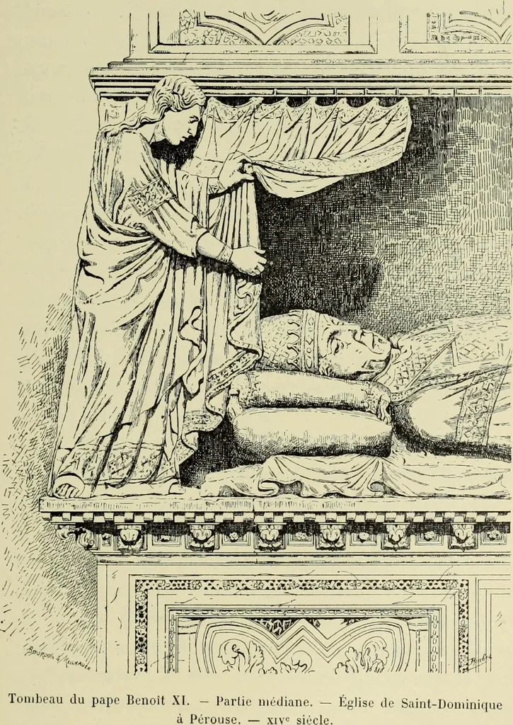 An illustration from Les marbriers romains et le mobilier presbytéral, 1897, leaf 330