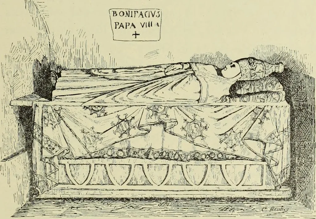 An illustration from Les marbriers romains et le mobilier presbytéral, 1897, leaf 338