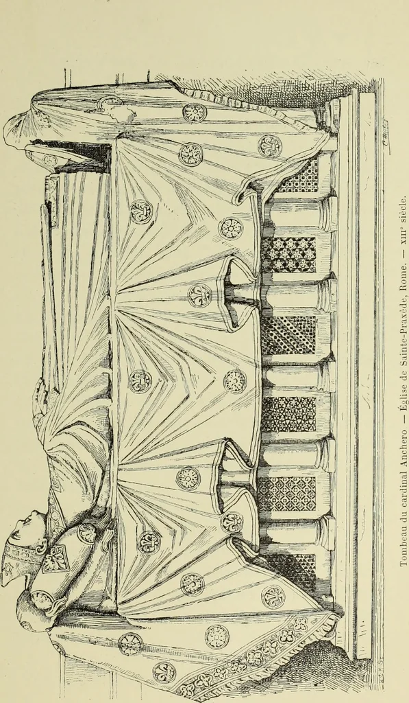 An illustration from Les marbriers romains et le mobilier presbytéral, 1897, leaf 340