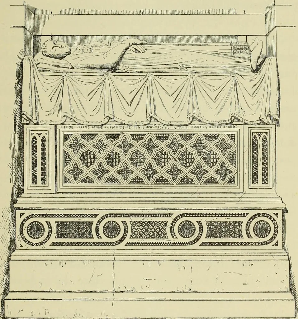 An illustration from Les marbriers romains et le mobilier presbytéral, 1897, leaf 406
