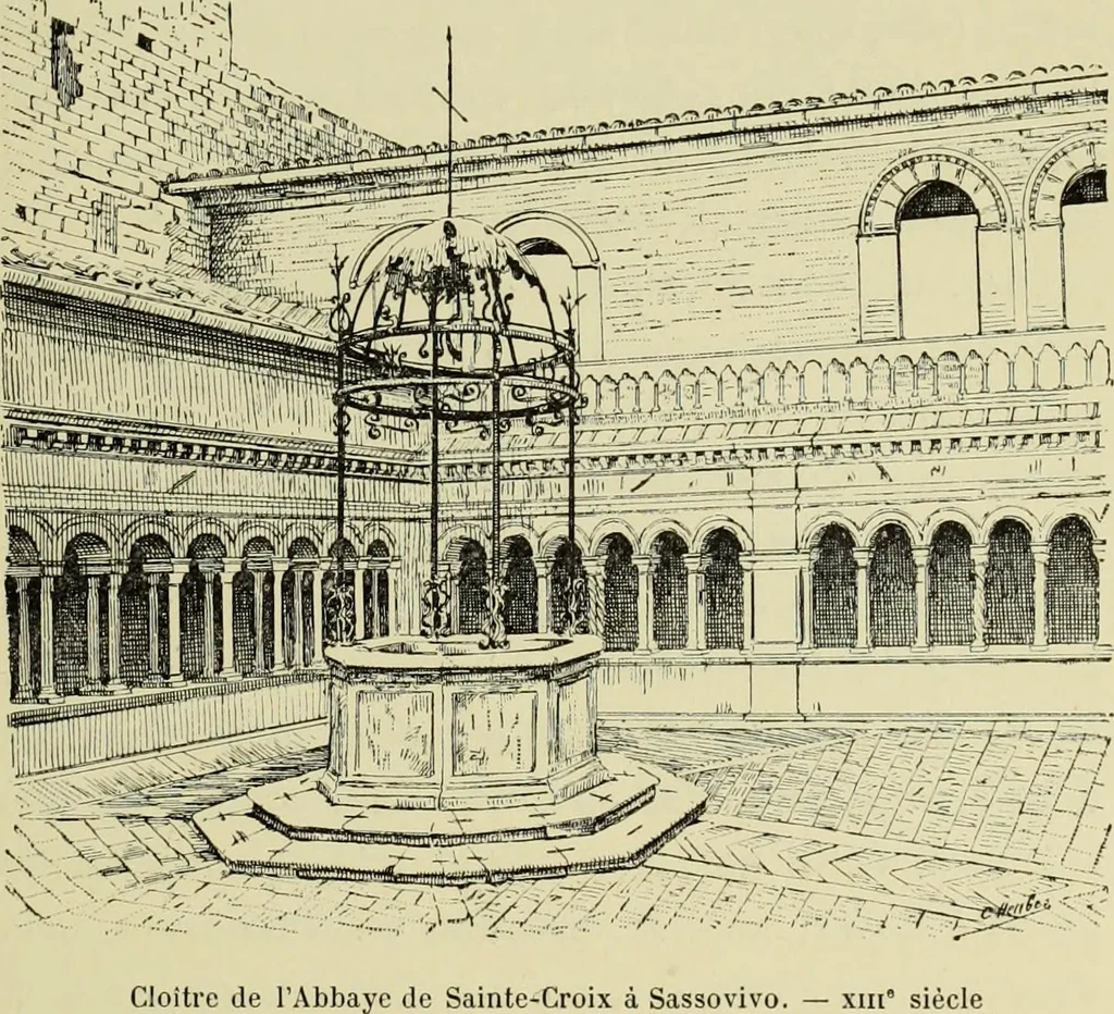 An illustration from Les marbriers romains et le mobilier presbytéral, 1897, leaf 452