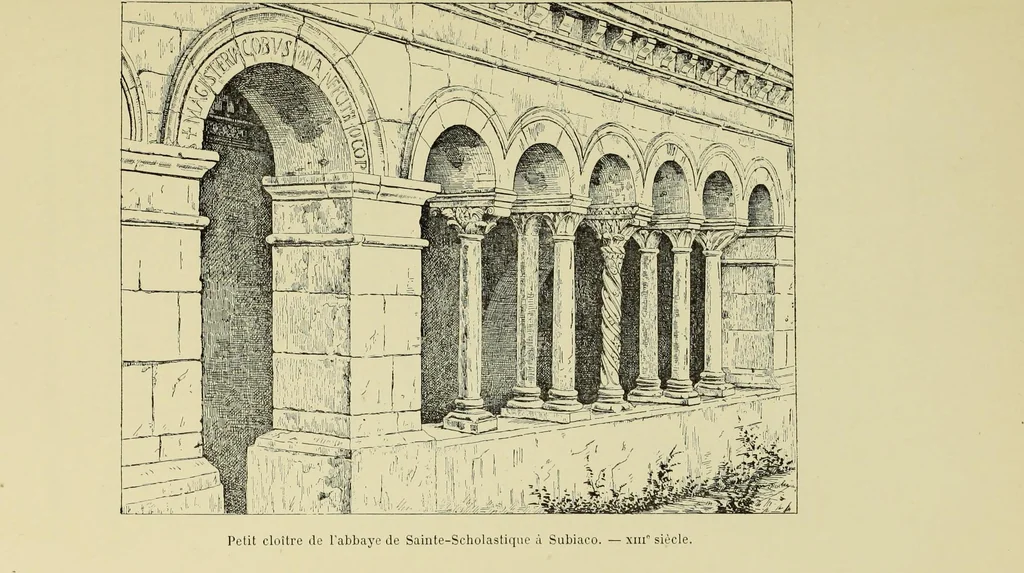 An illustration from Les marbriers romains et le mobilier presbytéral, 1897, leaf 466