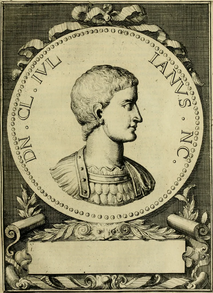 An illustration from Ammiani Marcellini Rerum gestarum qui de XXXI supersunt, libri XVIII, 1693, leaf 292