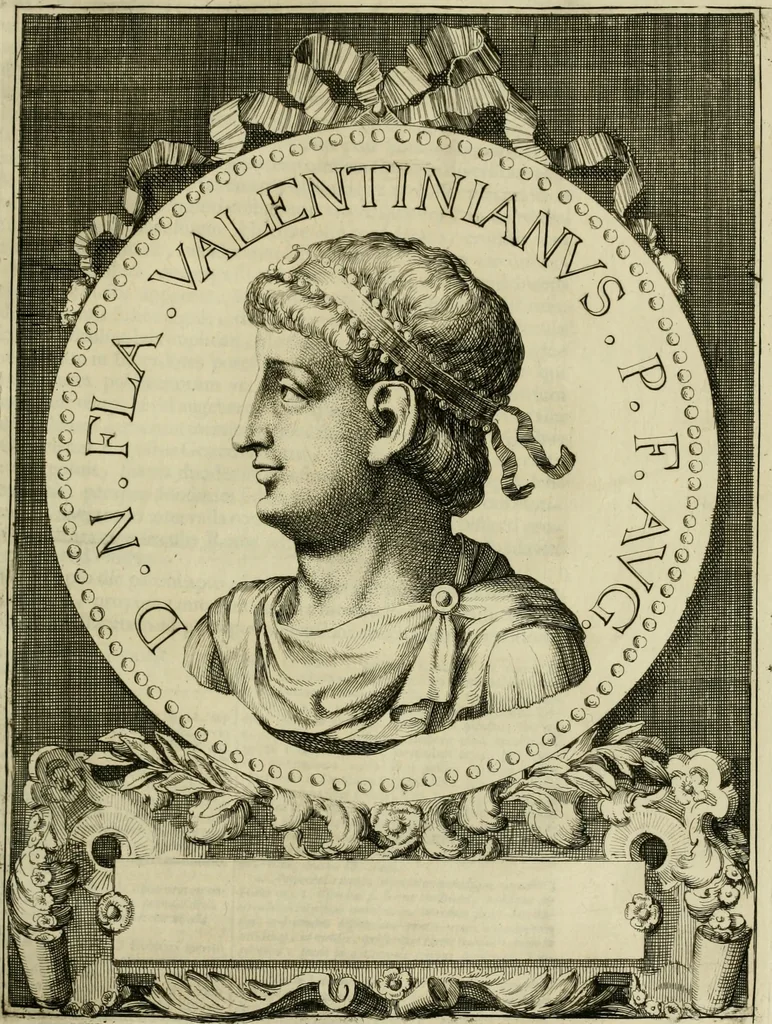 An illustration from Ammiani Marcellini Rerum gestarum qui de XXXI supersunt, libri XVIII, 1693, leaf 412
