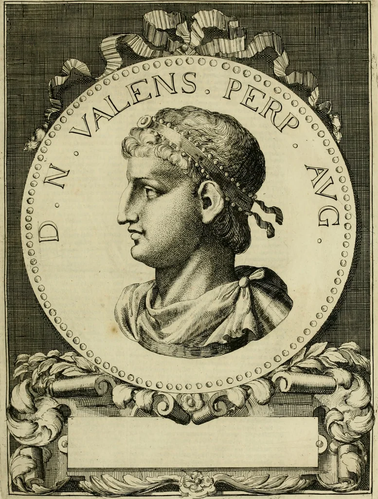 An illustration from Ammiani Marcellini Rerum gestarum qui de XXXI supersunt, libri XVIII, 1693, leaf 418