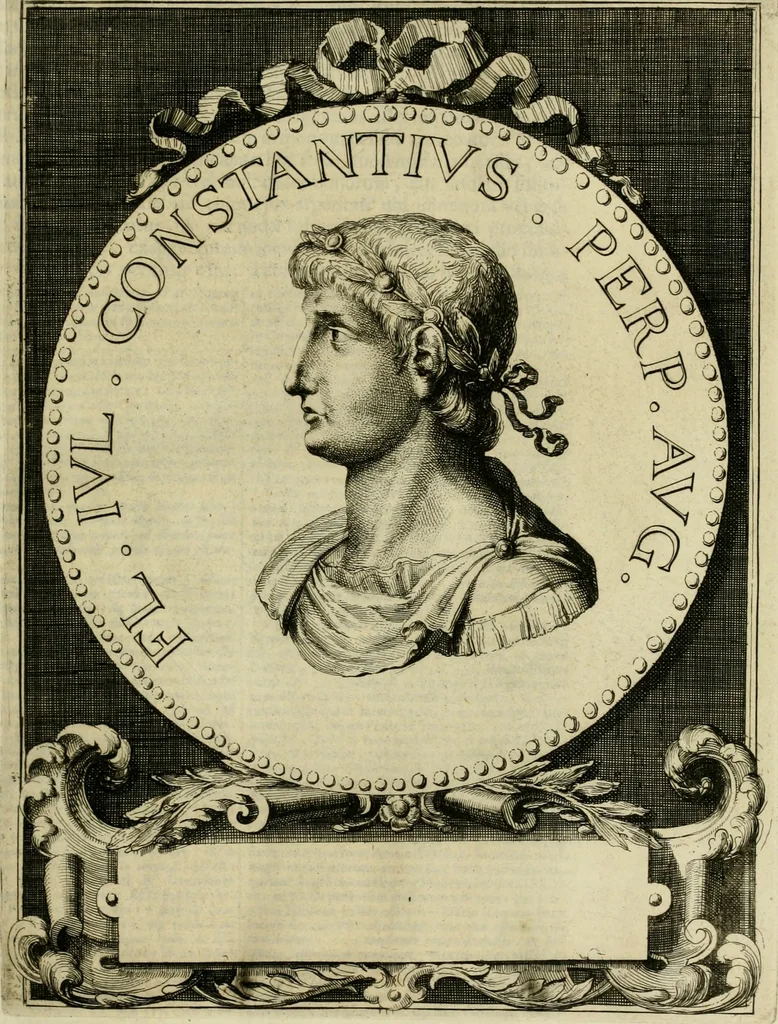 An illustration from Ammiani Marcellini Rerum gestarum qui de XXXI supersunt, libri XVIII, 1693, leaf 70