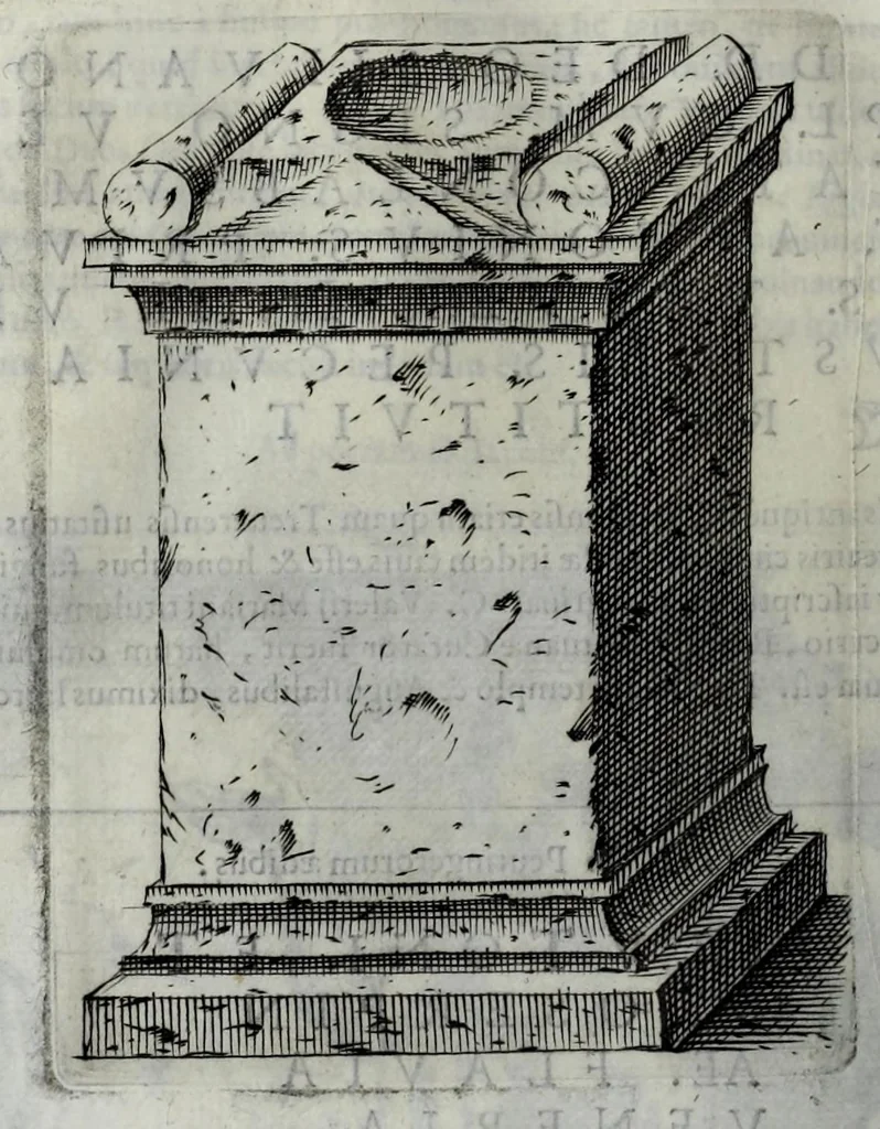An illustration from Marci Velseri Matthaei f. Ant. n. patricii Aug. Vind. Rerum Augustanar. Vindelicar. libri octo, 1594, leaf 228