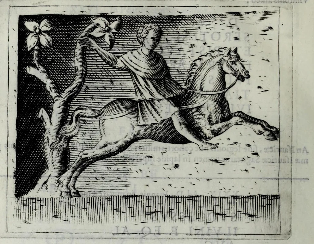 An illustration from Marci Velseri Matthaei f. Ant. n. patricii Aug. Vind. Rerum Augustanar. Vindelicar. libri octo, 1594, leaf 248