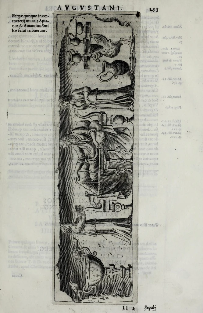 An illustration from Marci Velseri Matthaei f. Ant. n. patricii Aug. Vind. Rerum Augustanar. Vindelicar. libri octo, 1594, leaf 275