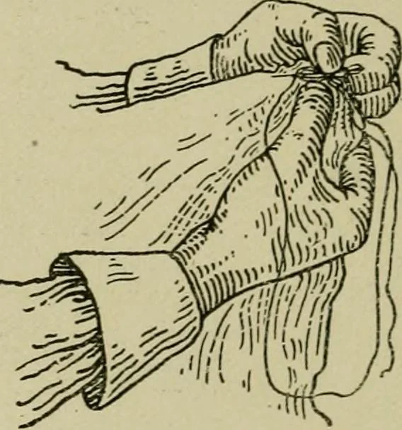 An illustration from Margaret J. Blair's system of sewing and garment drafting, 1904, leaf 53