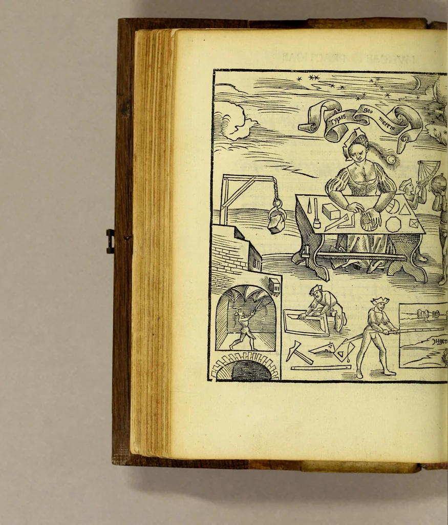 An illustration from Margarita philosophica, 1504, leaf 244