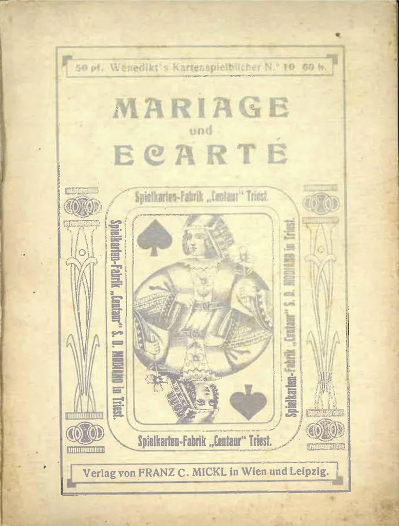 An illustration from Das beliebte Mariagespiel und das vornehme Ecarté, 1920, leaf 0