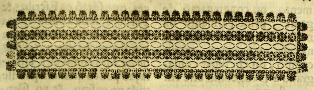 An illustration from Maria Rosa Mystica. : Excellencias, poderes, e maravilhas do seu rosario, compendiadas em trinta sermoens asceticos, & panegyricos sobre os dous evangelhos desta solennidade novo, & antigo:, 1686, leaf 279