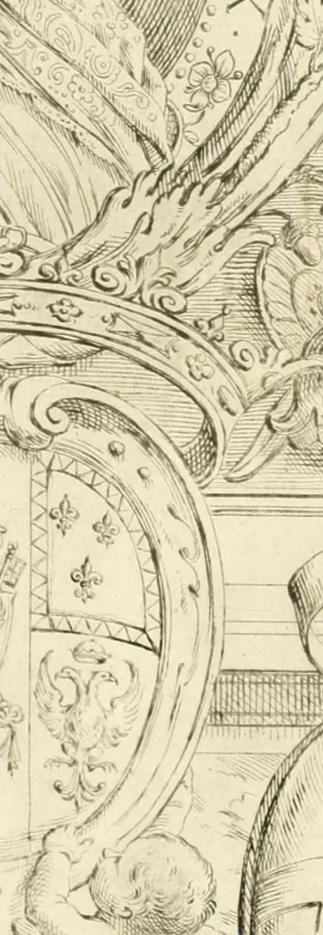 An illustration from Maria Vergine coronata : descrizione, e dichiarazione della diuota solennità fatta in Reggio li 13. maggio 1674, 1675, leaf 11