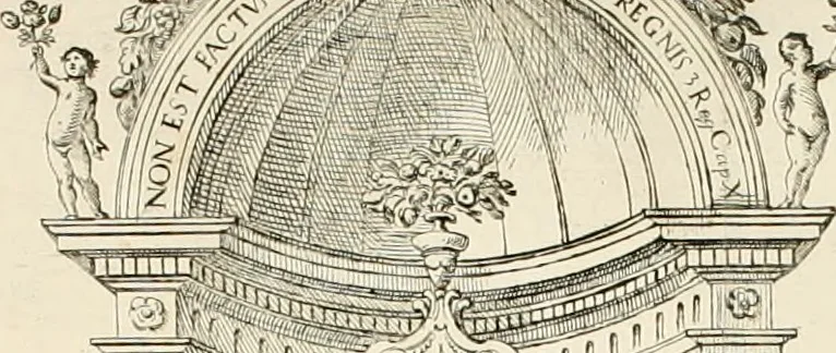 An illustration from Maria Vergine coronata : descrizione, e dichiarazione della diuota solennità fatta in Reggio li 13. maggio 1674, 1675, leaf 133