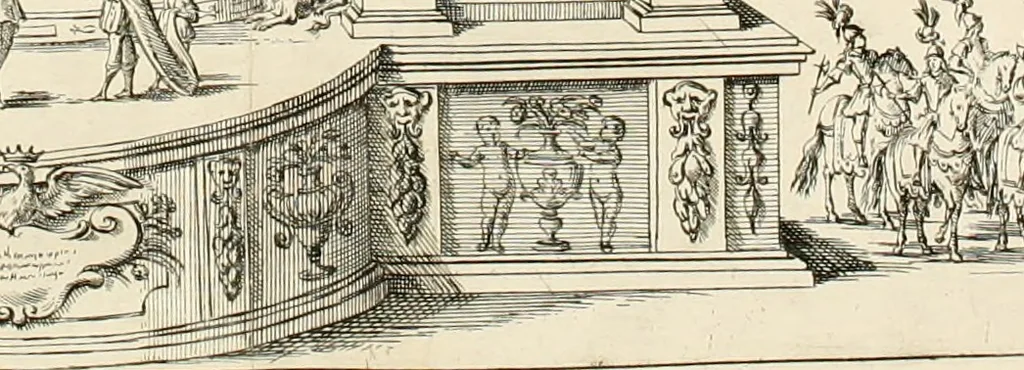 An illustration from Maria Vergine coronata : descrizione, e dichiarazione della diuota solennità fatta in Reggio li 13. maggio 1674, 1675, leaf 133